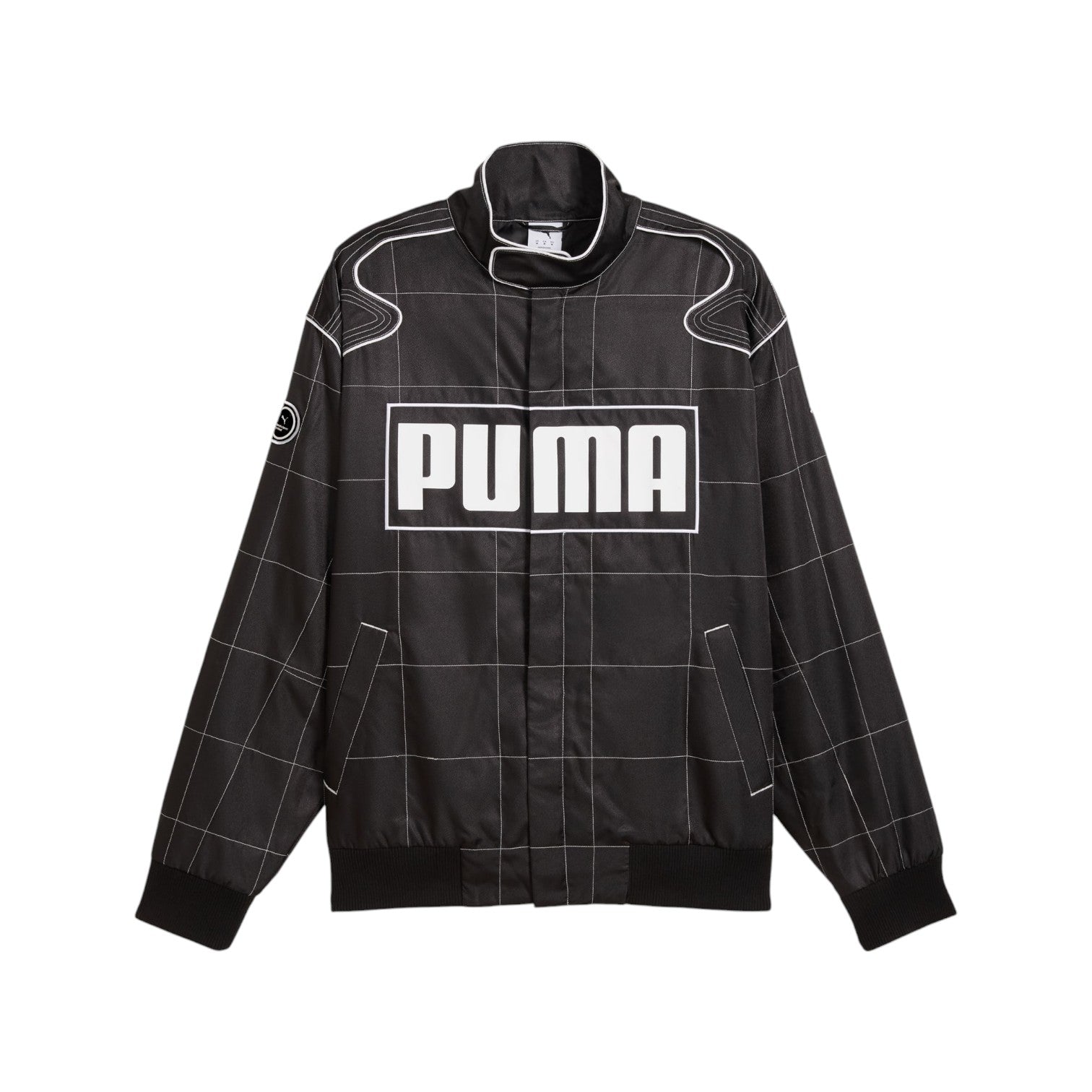 Archive Seasonal Relaxed Racer Jacket – Black Box