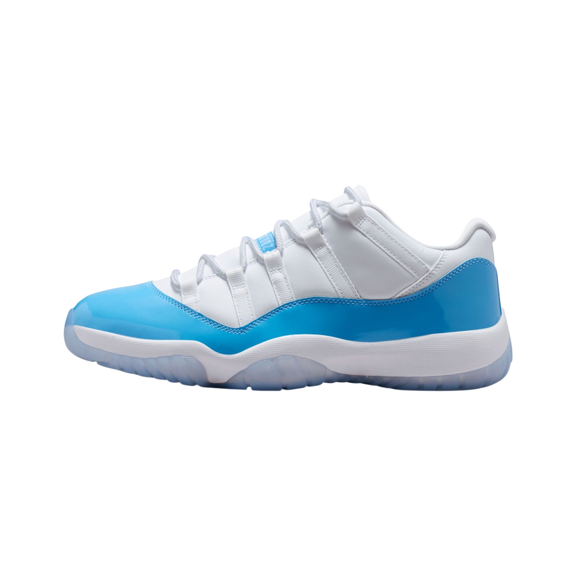 MENS AIR JORDAN 11 RETRO LOW WHITE/UNIVERSITY BLUE-BLACK FV5104-100-SIZE 13 Jordan FV5104-100 Air Jordan 11 Retro Low University Blue  main image 2
