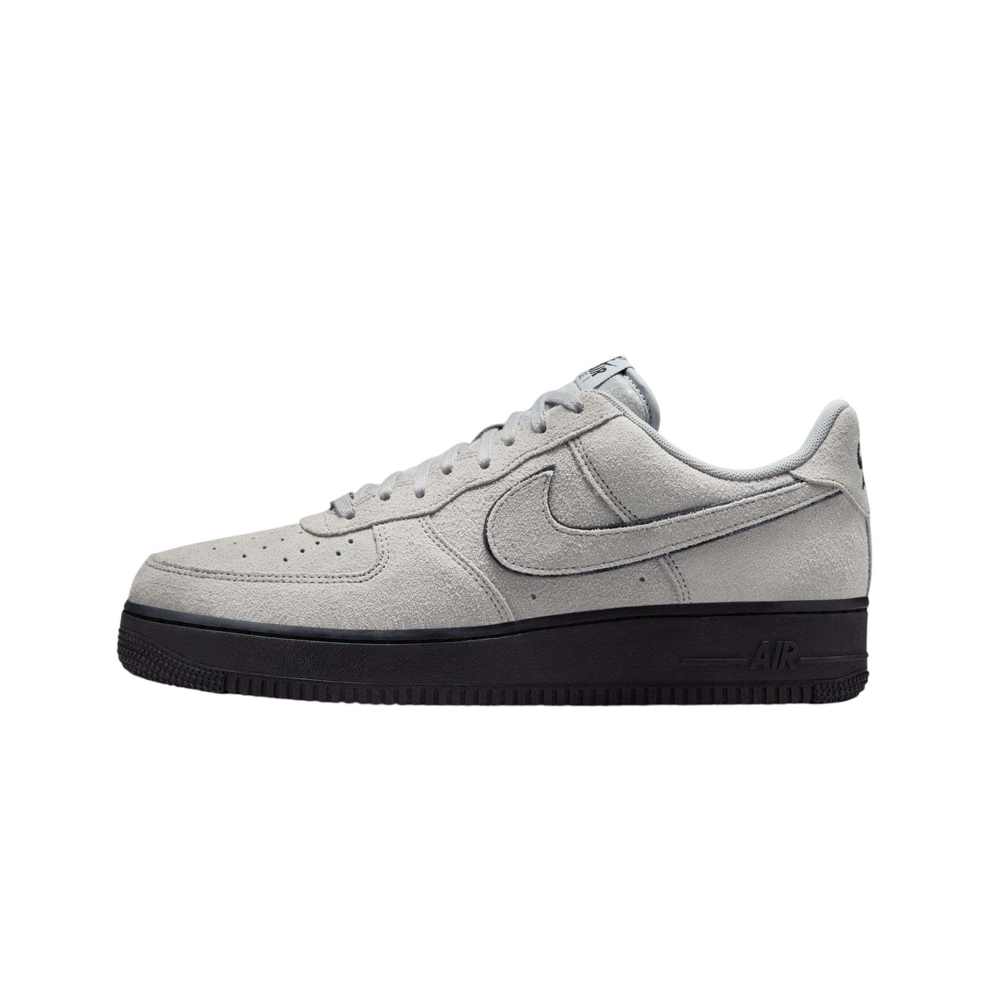 air force 1 lv8 black and grey