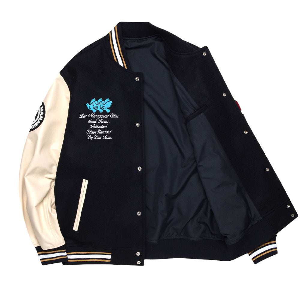 Peace Wool Varsity Jacket