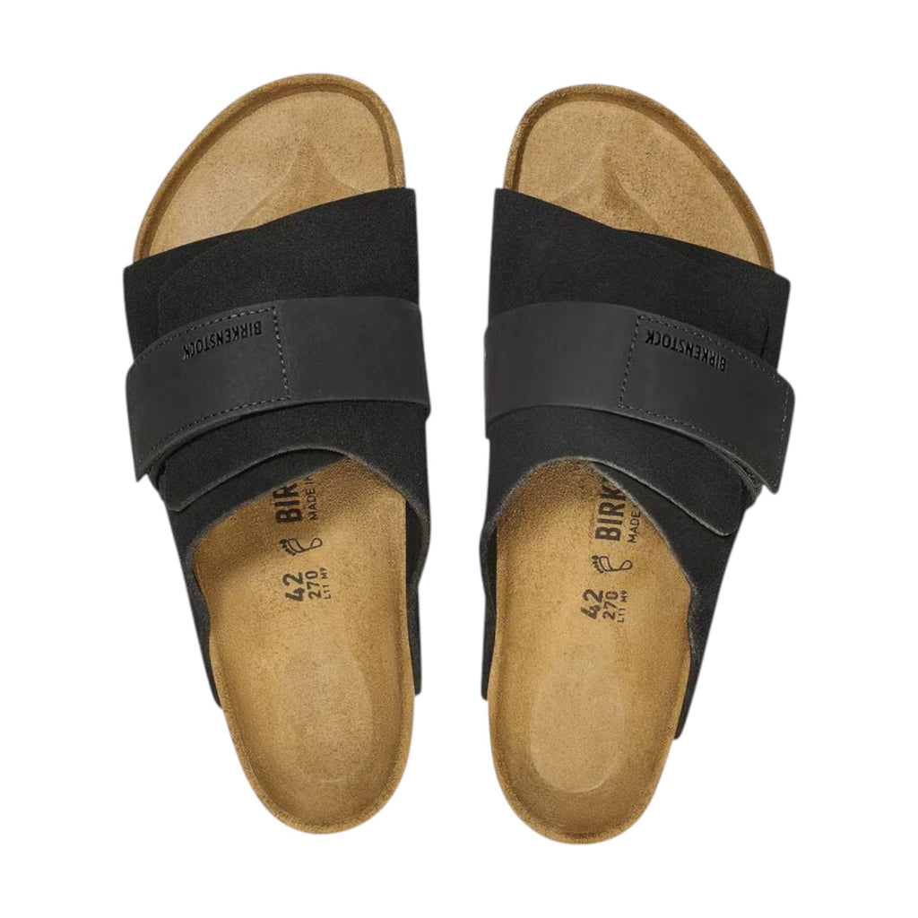 Kyoto black, Suede Leather/Nubuck