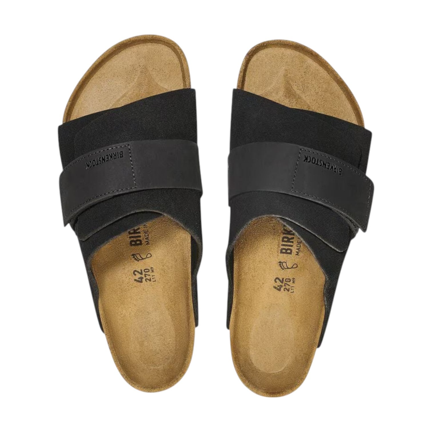 Kyoto black, Suede Leather/Nubuck