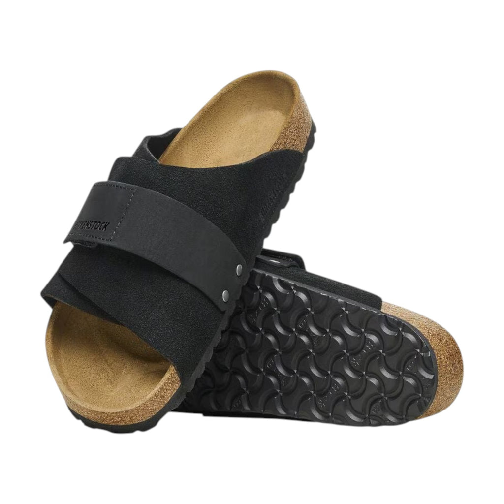 Kyoto black, Suede Leather/Nubuck