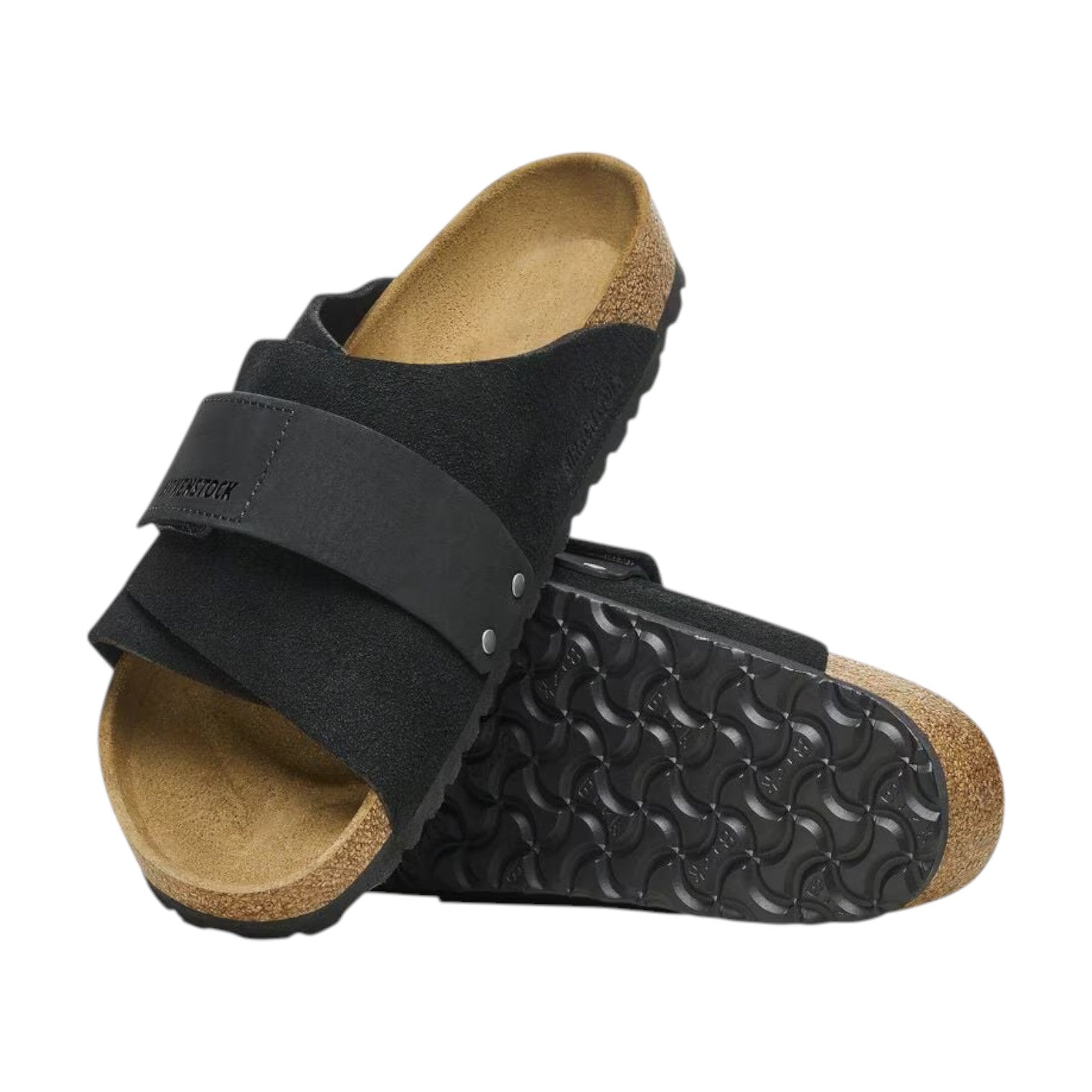 Kyoto black, Suede Leather/Nubuck