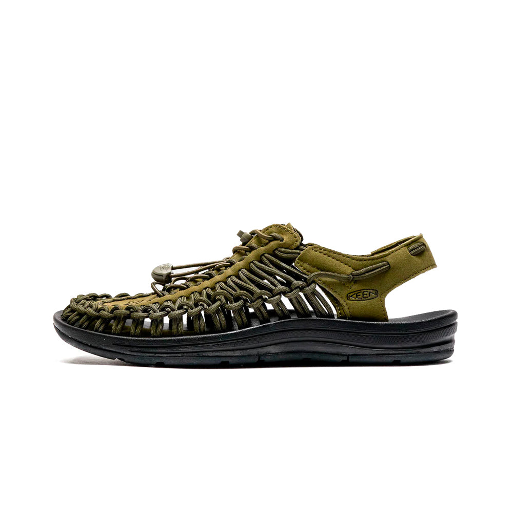 Uneek Mdark Olive/black Sandals Green   Us
