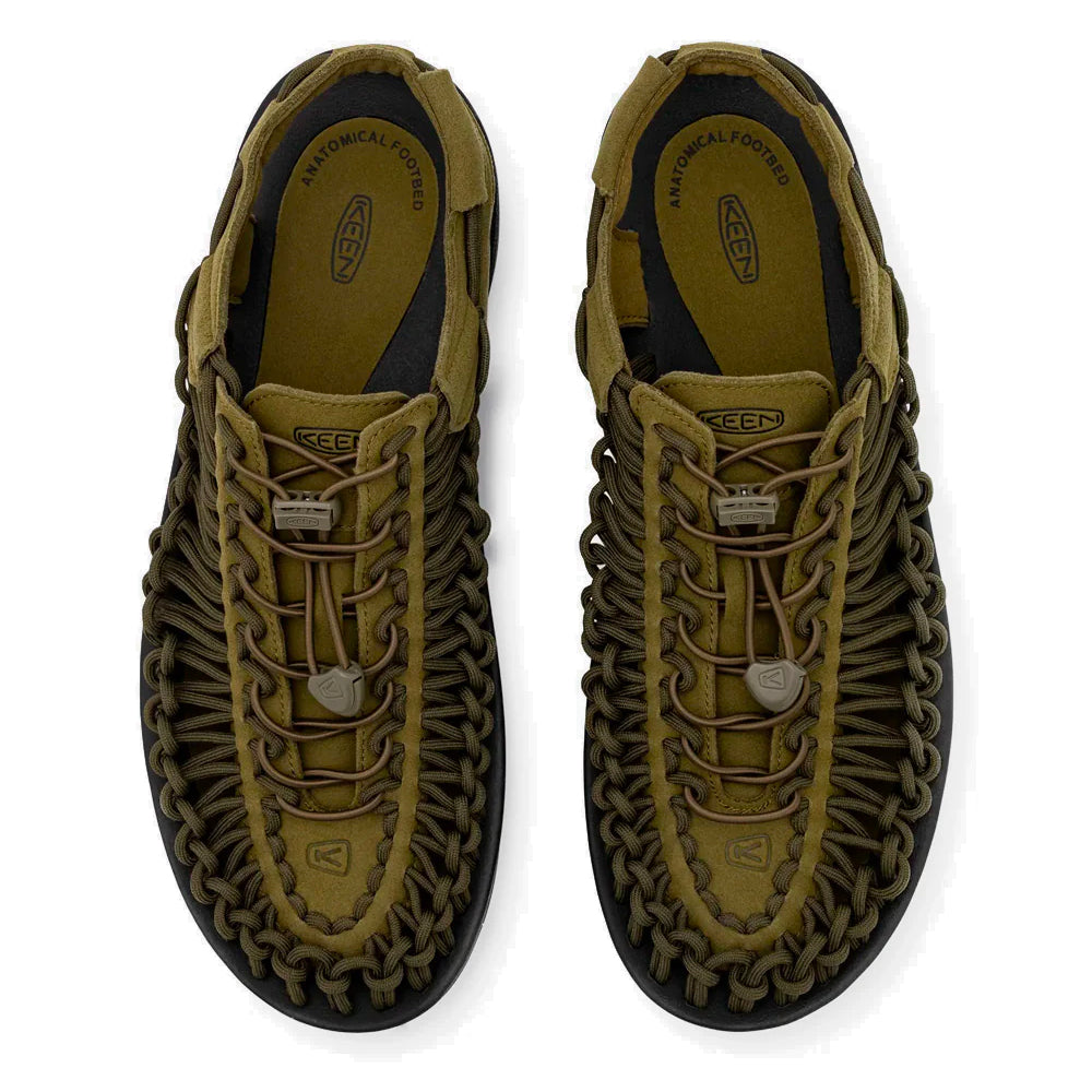 Uneek Mdark Olive/black Sandals Green   Us