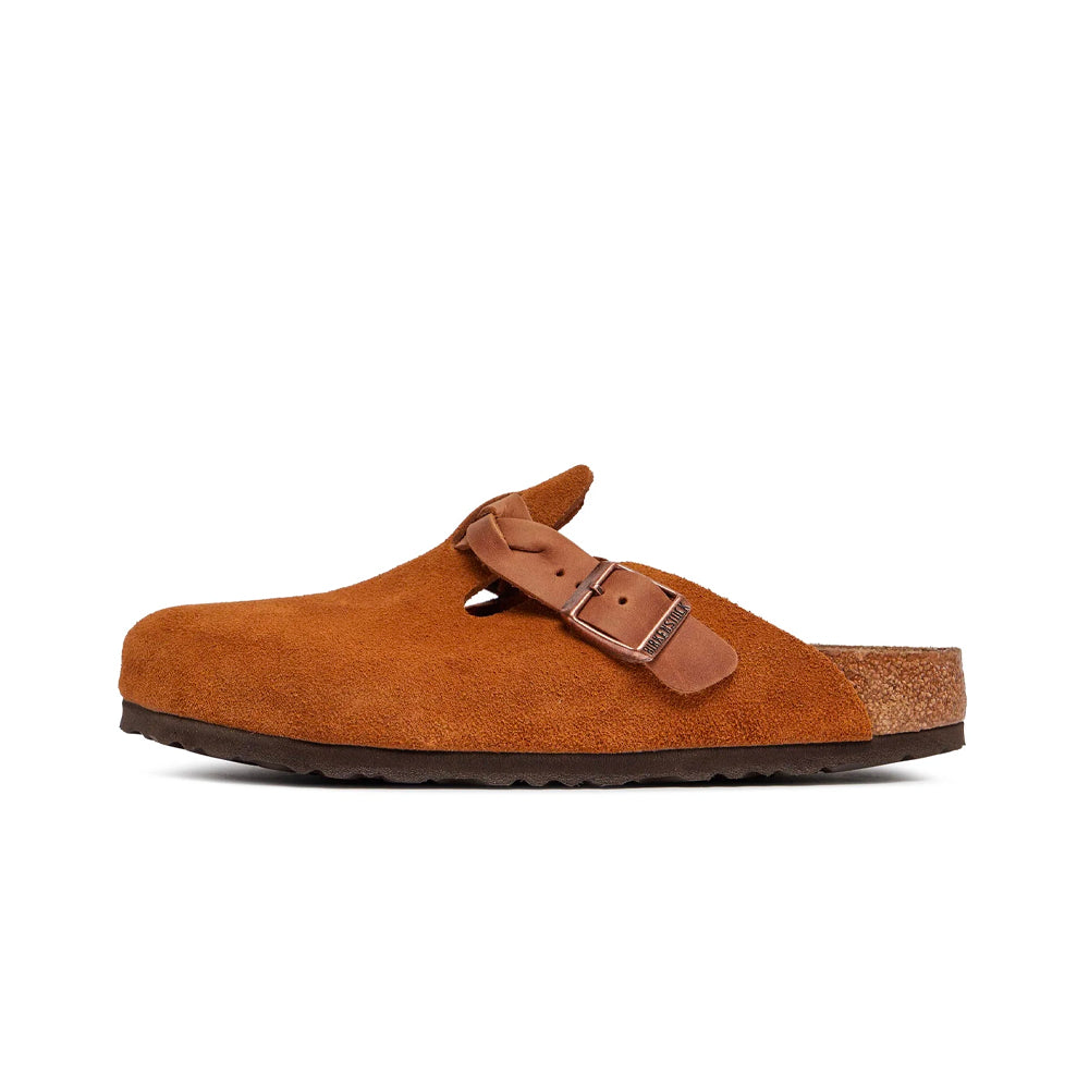 Boston Bride Mink Suede Leather Sandals Narrow Fit Brown   Eu
