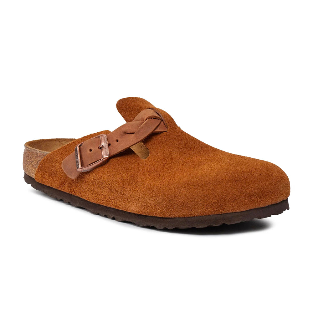 Boston Bride Mink Suede Leather Sandals Narrow Fit Brown   Eu