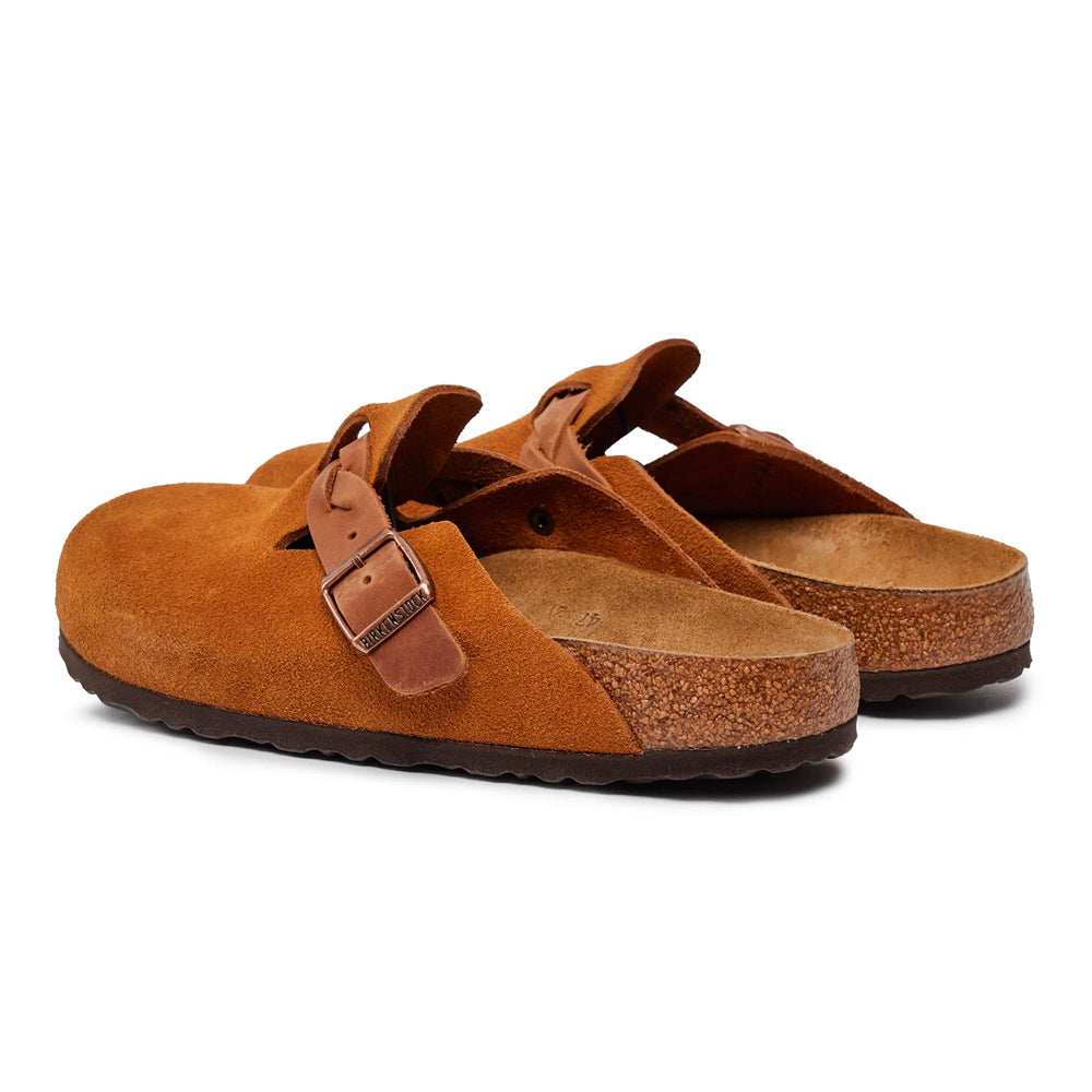 Boston Bride Mink Suede Leather Sandals Narrow Fit Brown   Eu