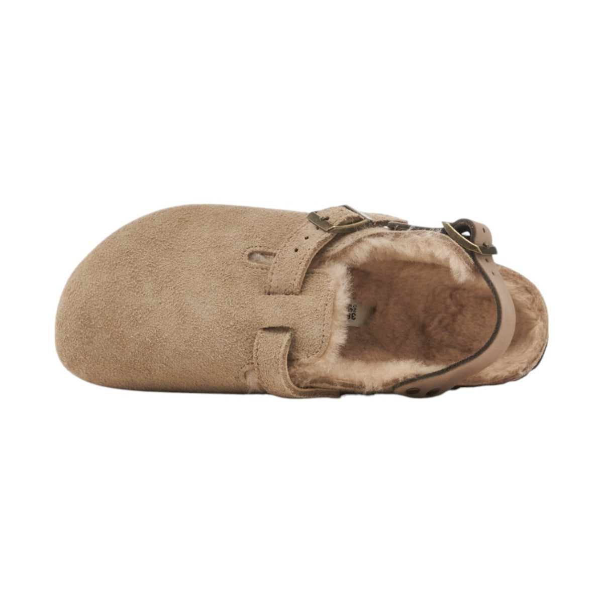 Tokio Shearling Taupe Slipper