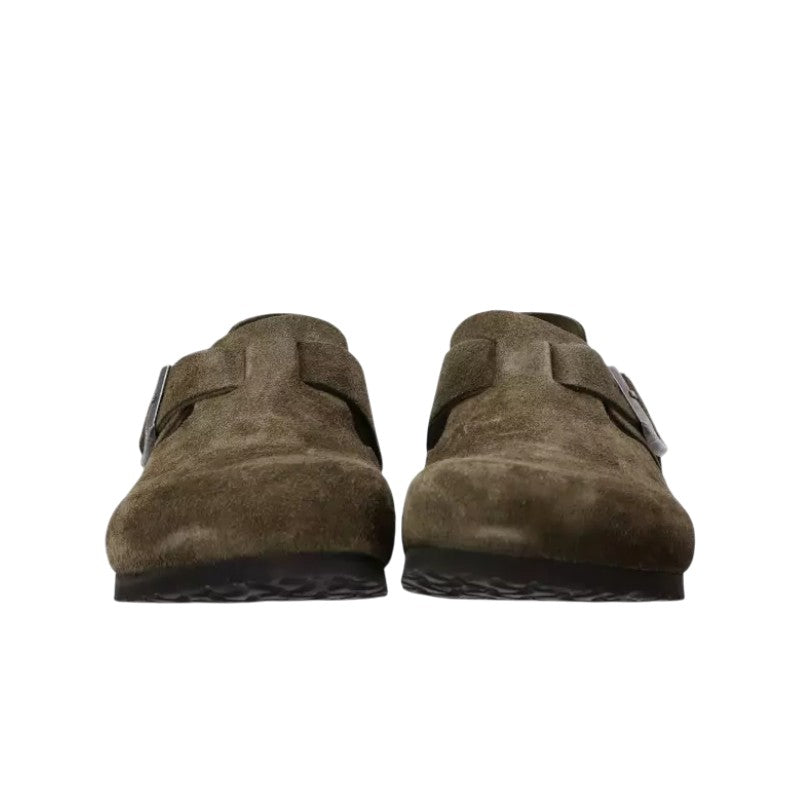 London Suede Thyme Sandals Green