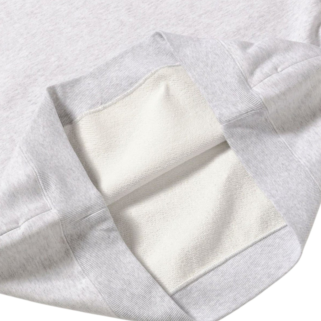 Windproof Sweat Crew Neck Ash Grey