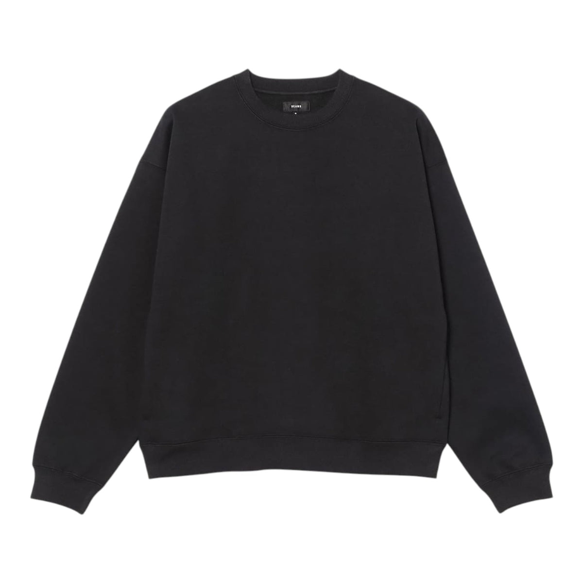 Windproof Sweat Crew Neck Black