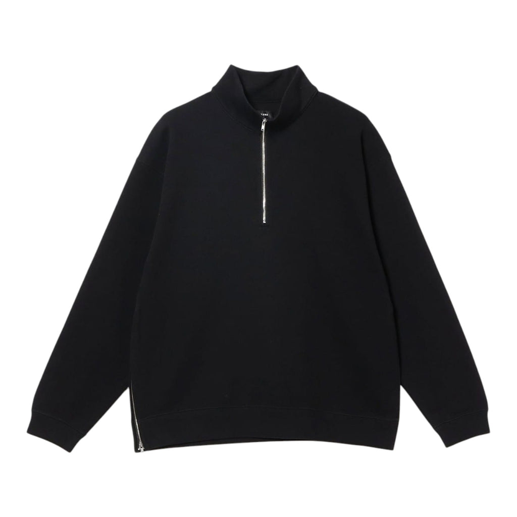 Side Zip Sweat Black