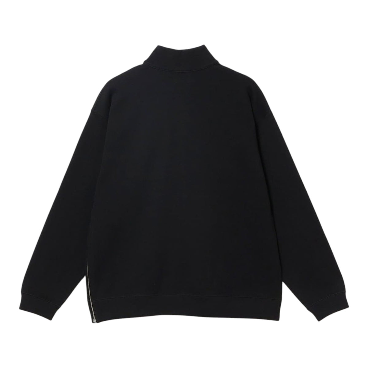 Side Zip Sweat Black