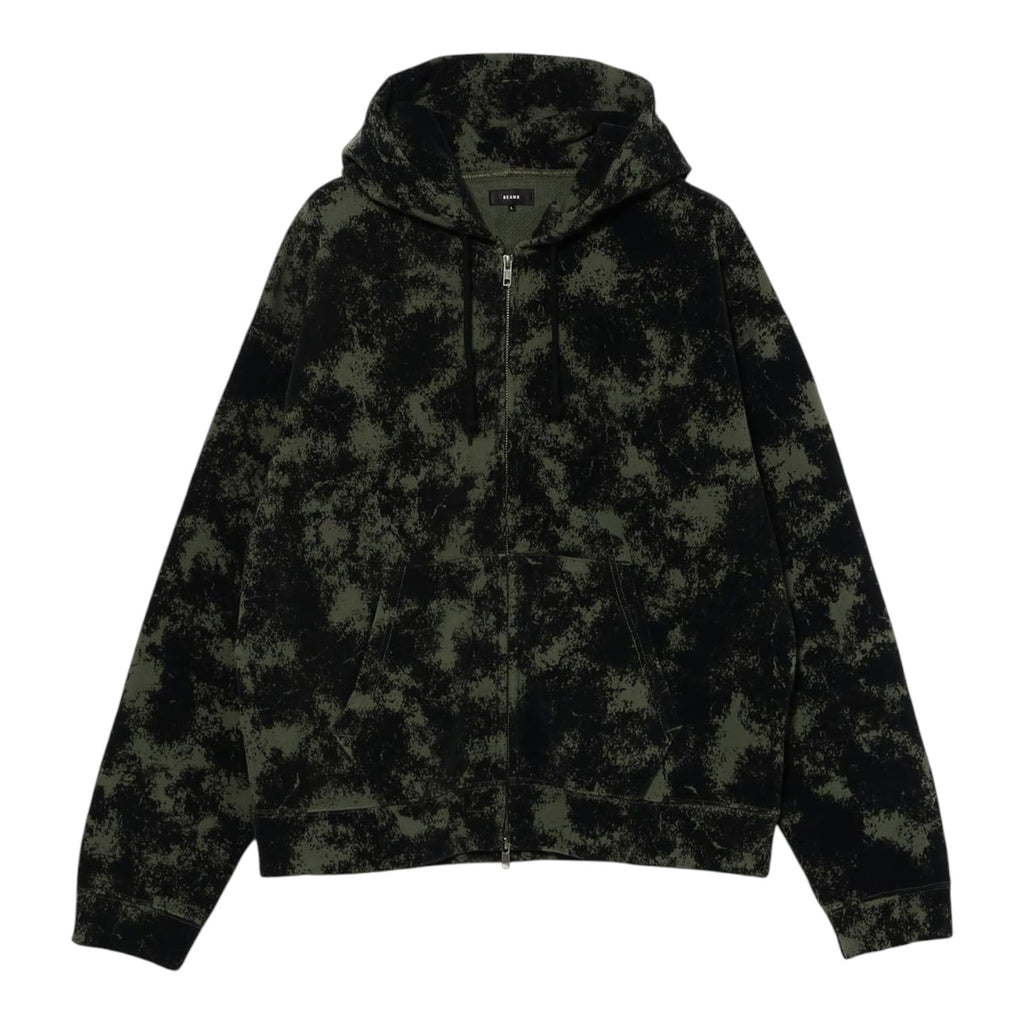 Flocky Full Zip Hoodie Olive