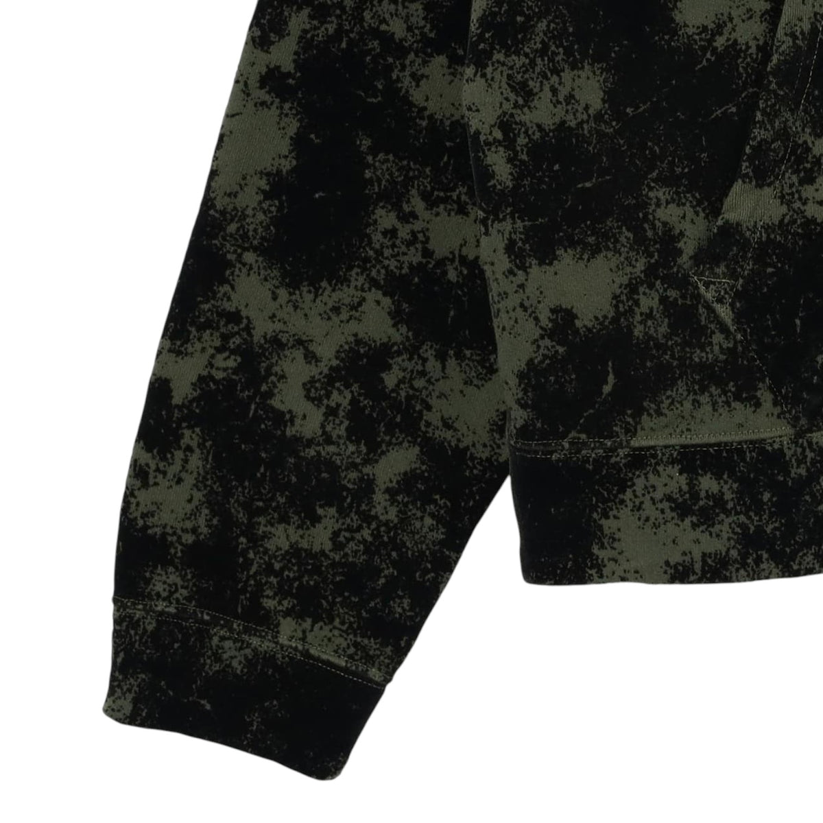 Flocky Full Zip Hoodie Olive