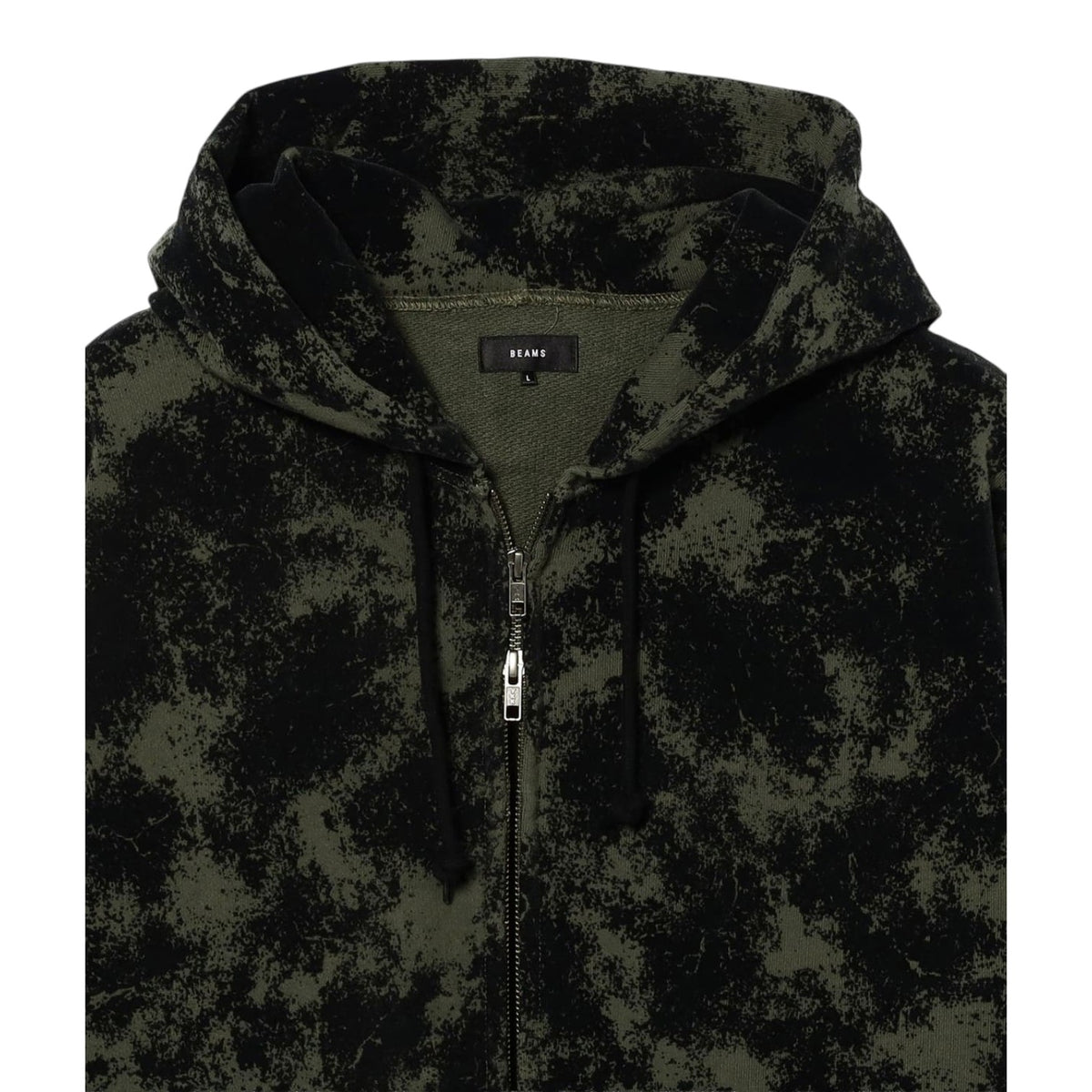 Flocky Full Zip Hoodie Olive