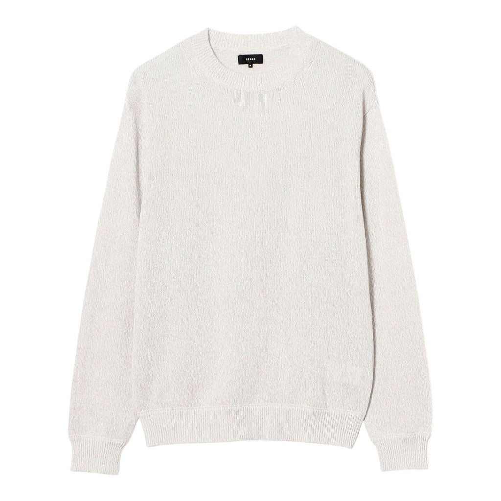 7G Washi Crew Neck Knit Off Wht