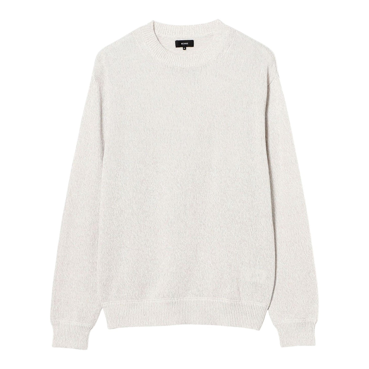 7G Washi Crew Neck Knit Off Wht