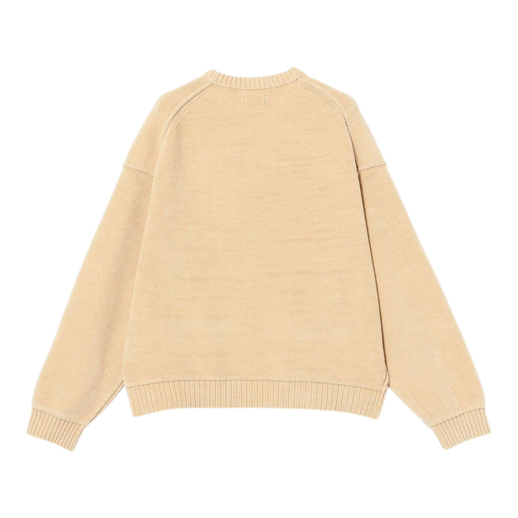 7G Fade Crew Neck Knit Cream