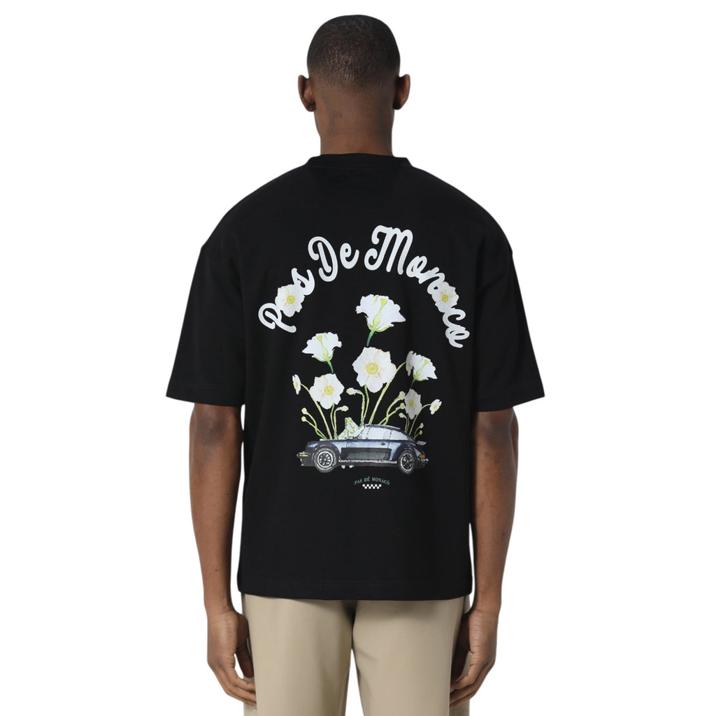 Pink Reverie Black T-Shirt