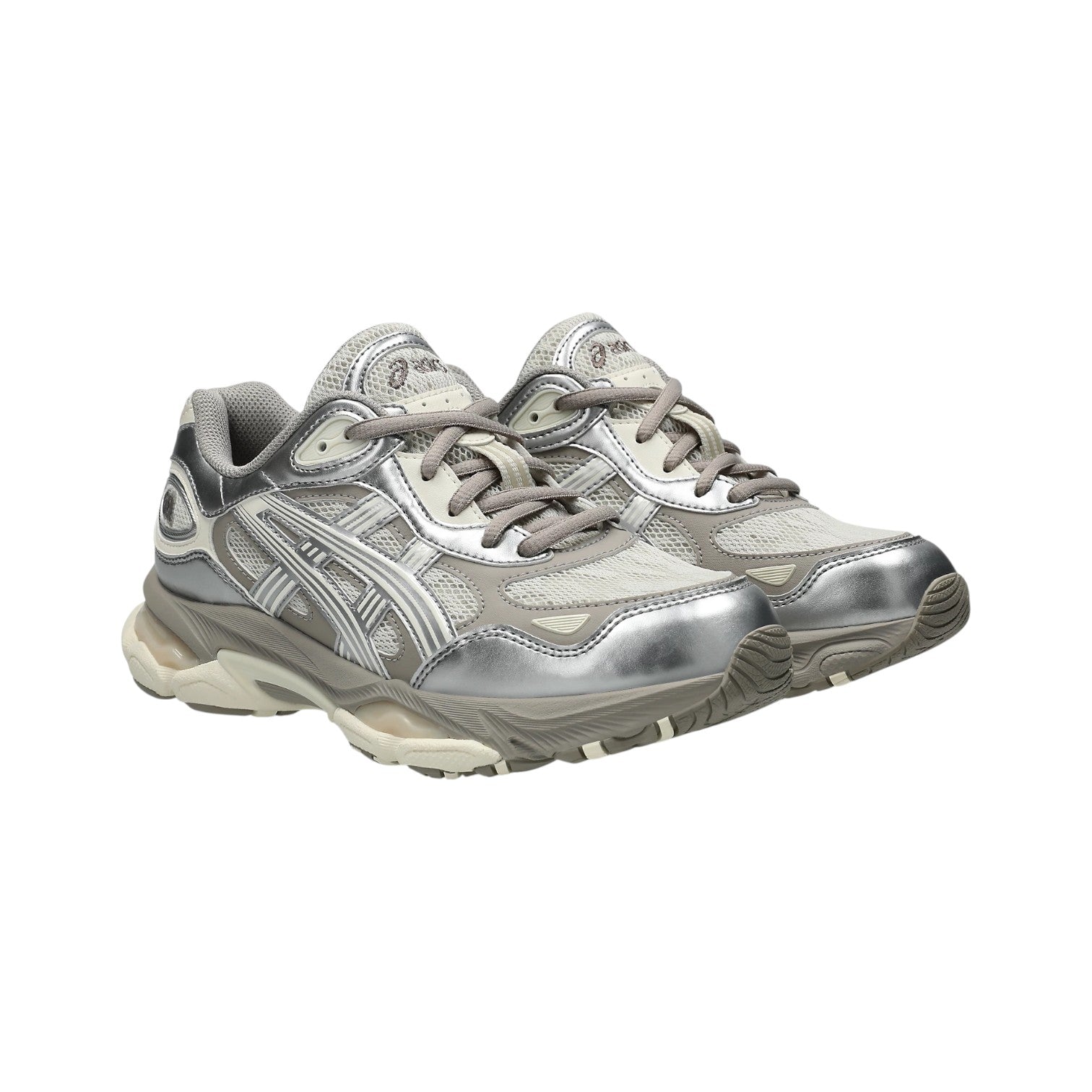 GEL-NYC 2.0 Smoke Grey Silver Sneakers