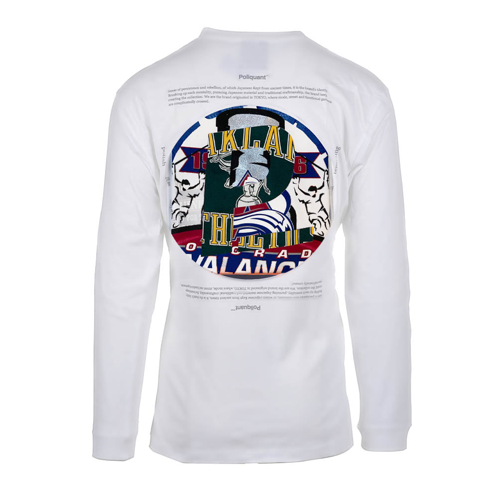 Tshirt Circle 'p' Vintage Bianca