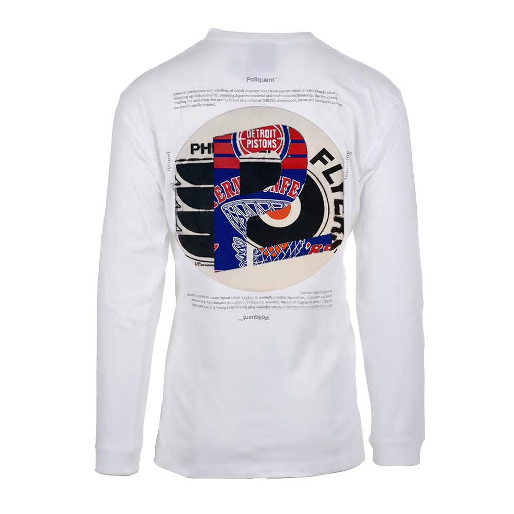 Tshirt Circle 'p' Vintage Bianca