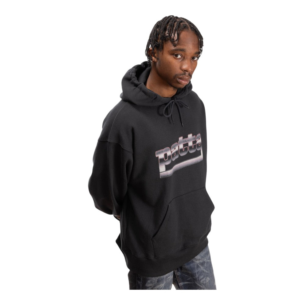 Metal Boxy Hooded Sweater