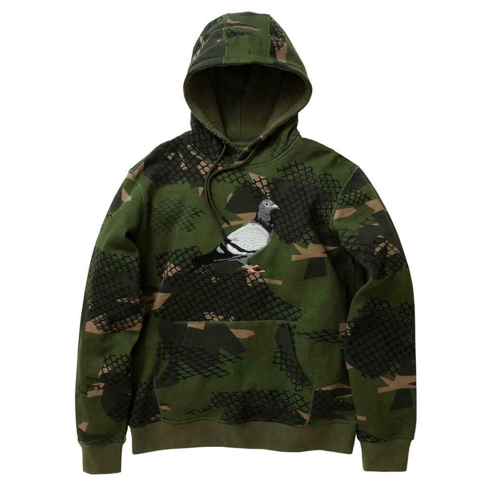 WIRE CAMO PIGEON HOODIE