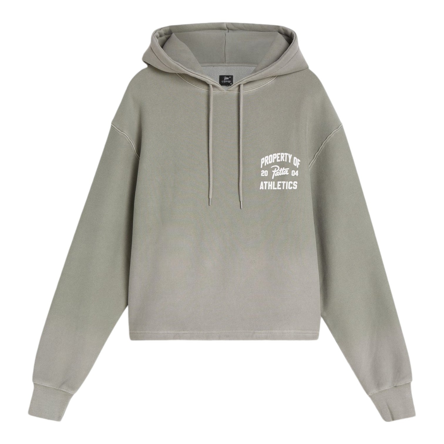 Athletic Drawcord Hooded Sweater