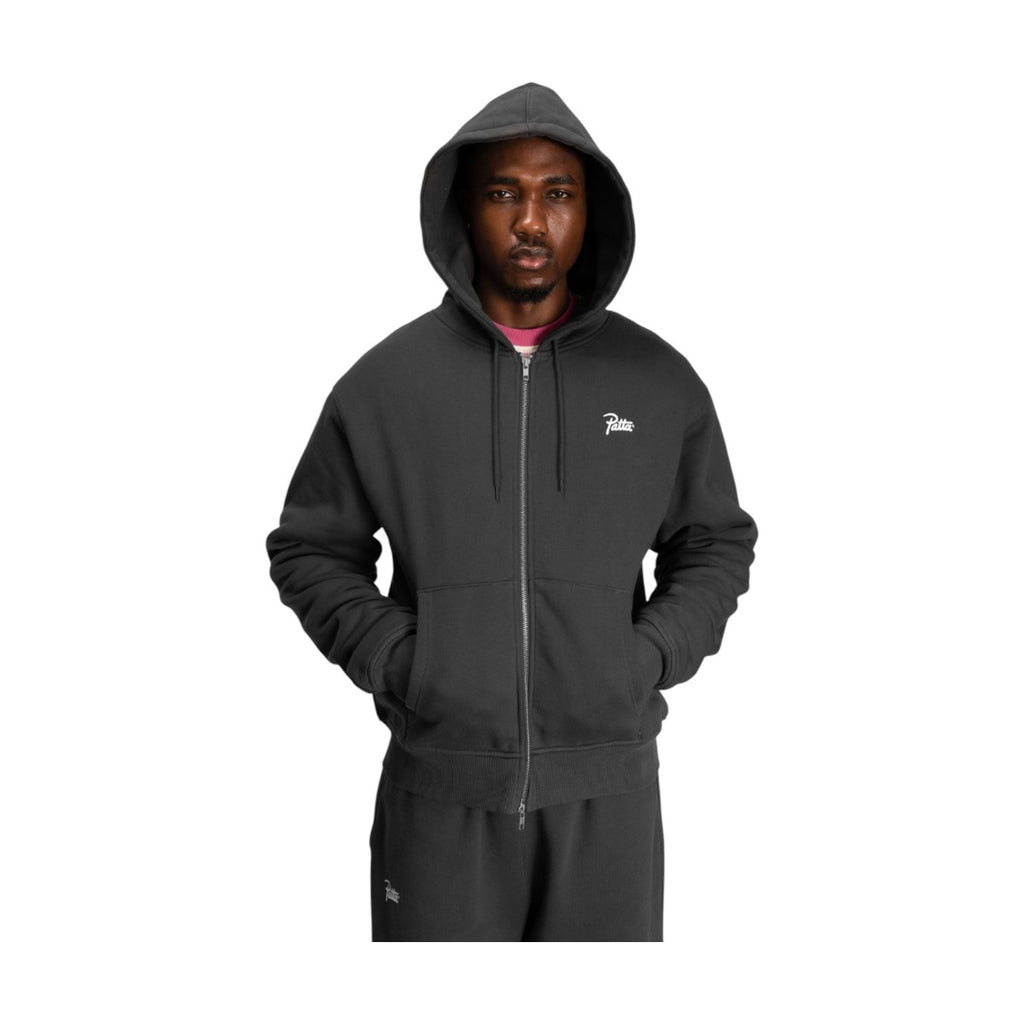 C assic Washed Hooded Sweater Mu ti