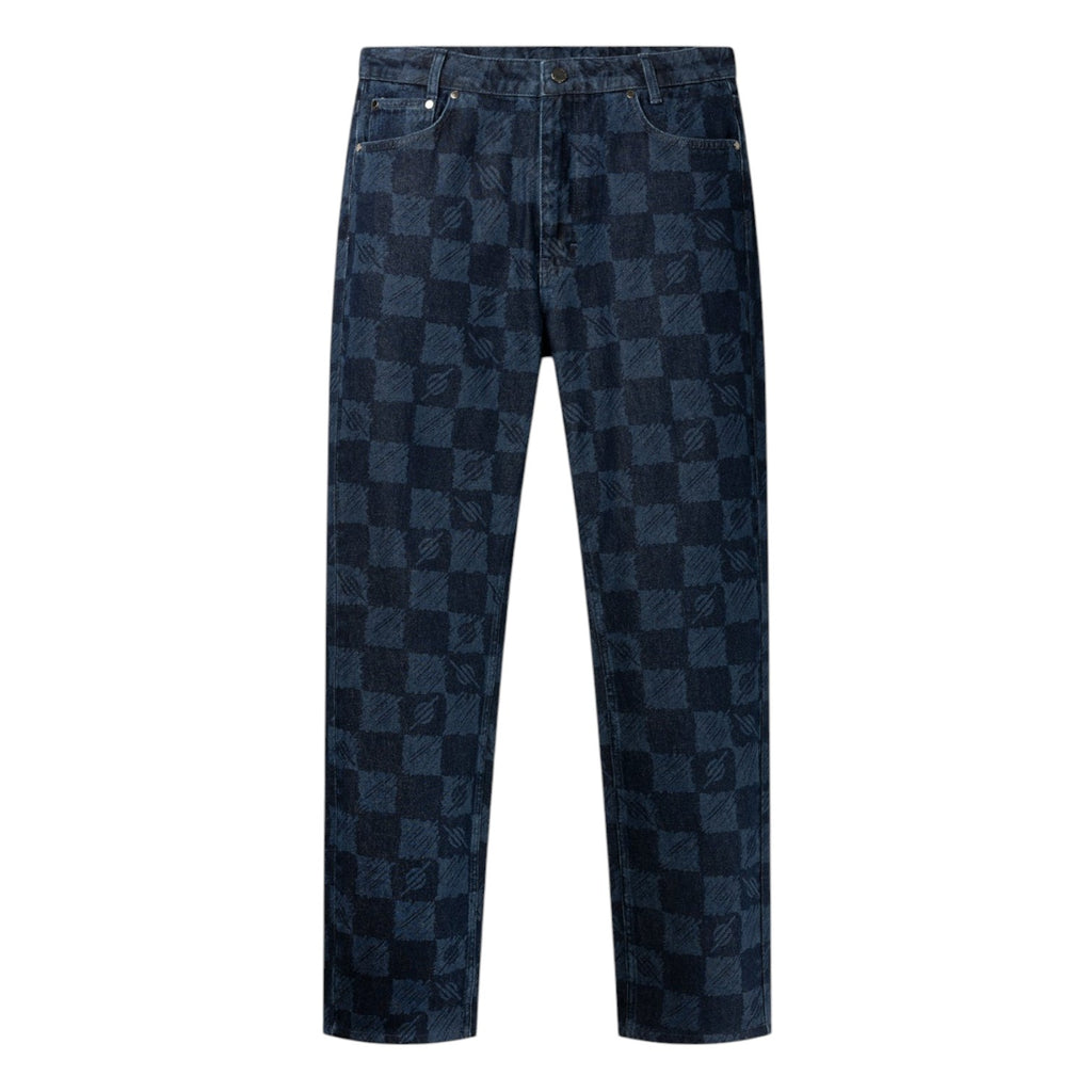 Kibo Check Jaquard Jean