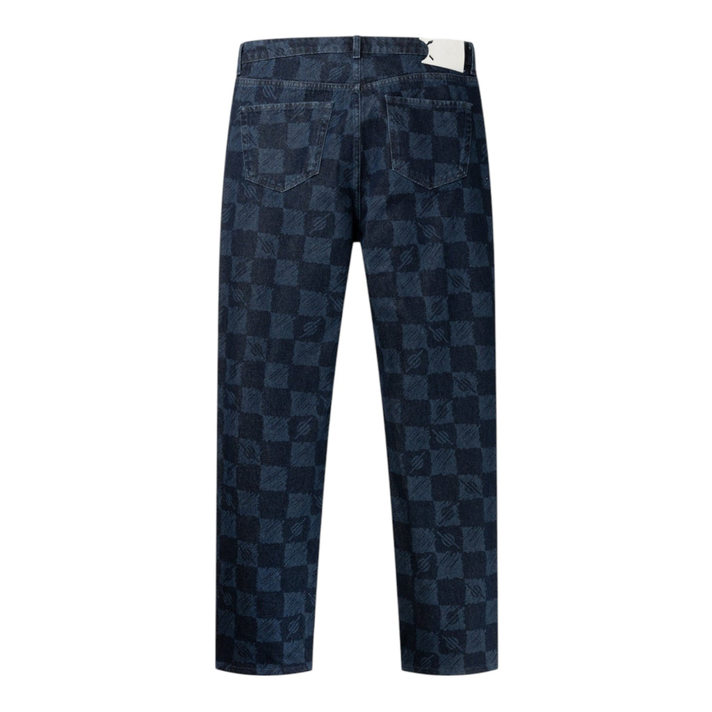 Kibo Check Jaquard Jean
