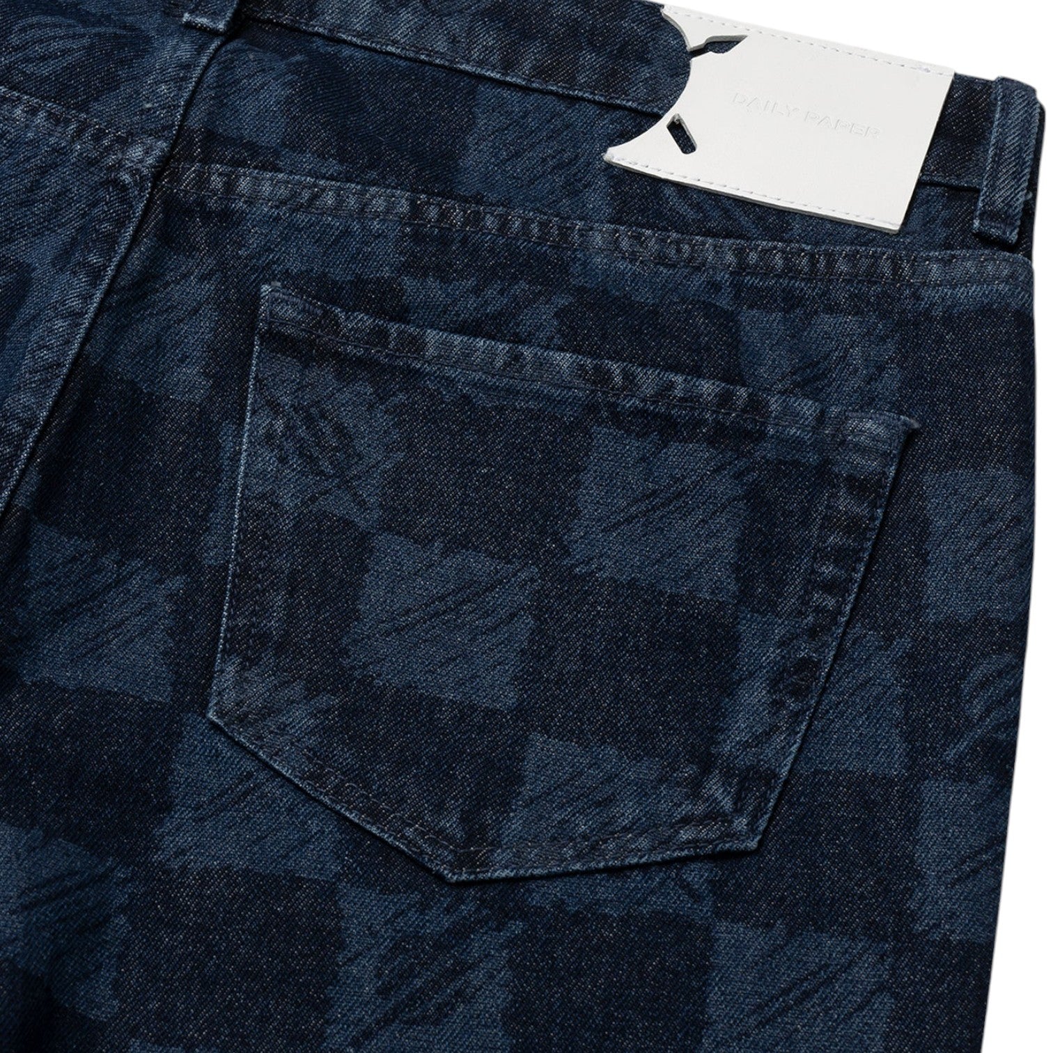 Kibo Check Jaquard Jean