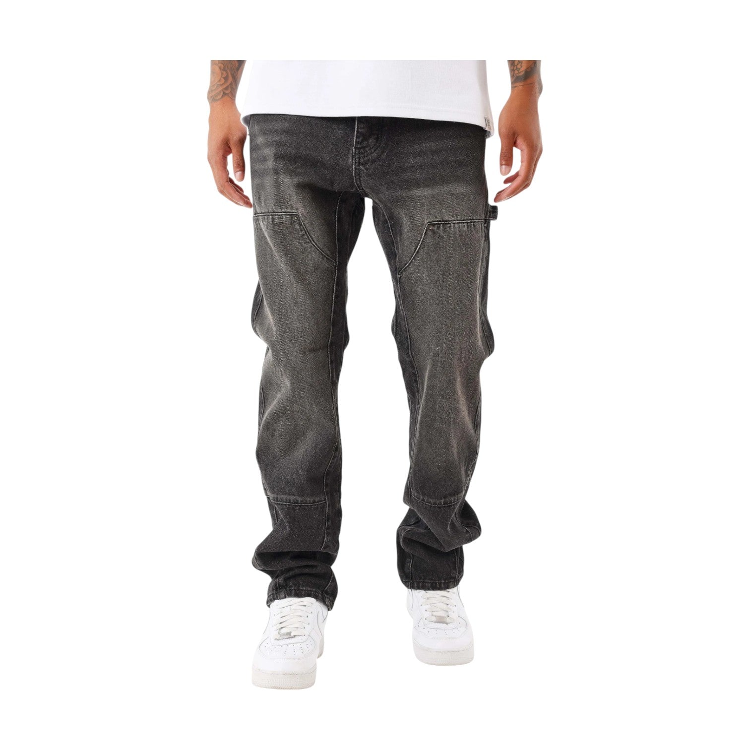 Wideleg Carpenter Jeans Black