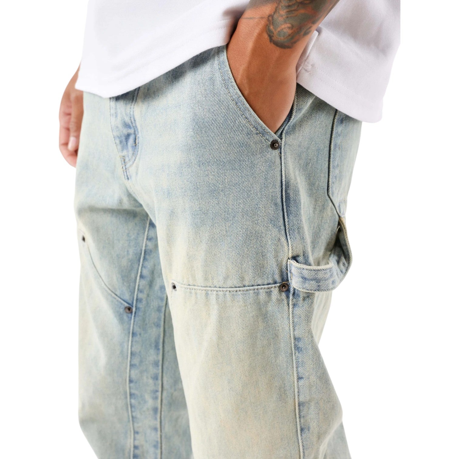 Wideleg Carpenter Jeans Blue