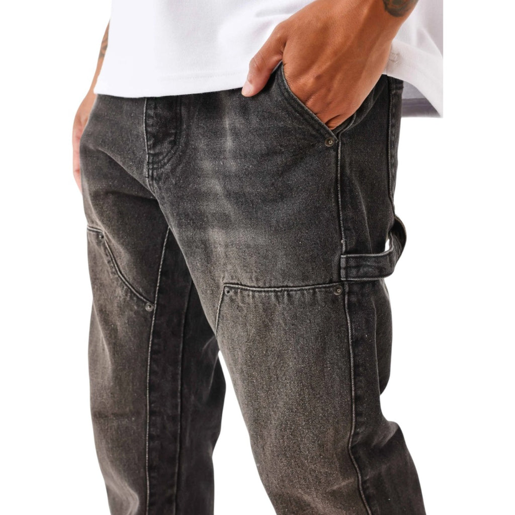 Wideleg Carpenter Jeans Black