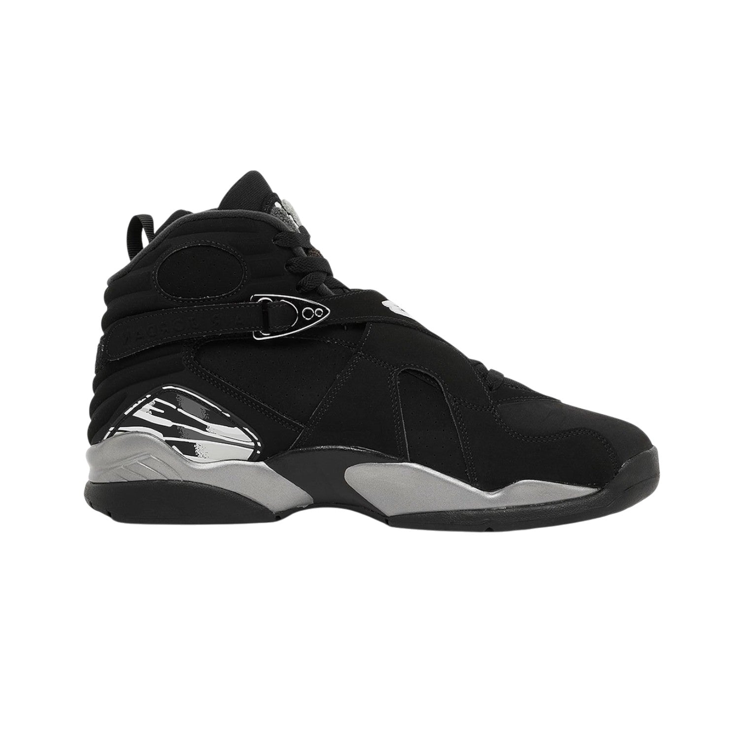 Air Jordan 8 Retro Black/Chrome Sneakers