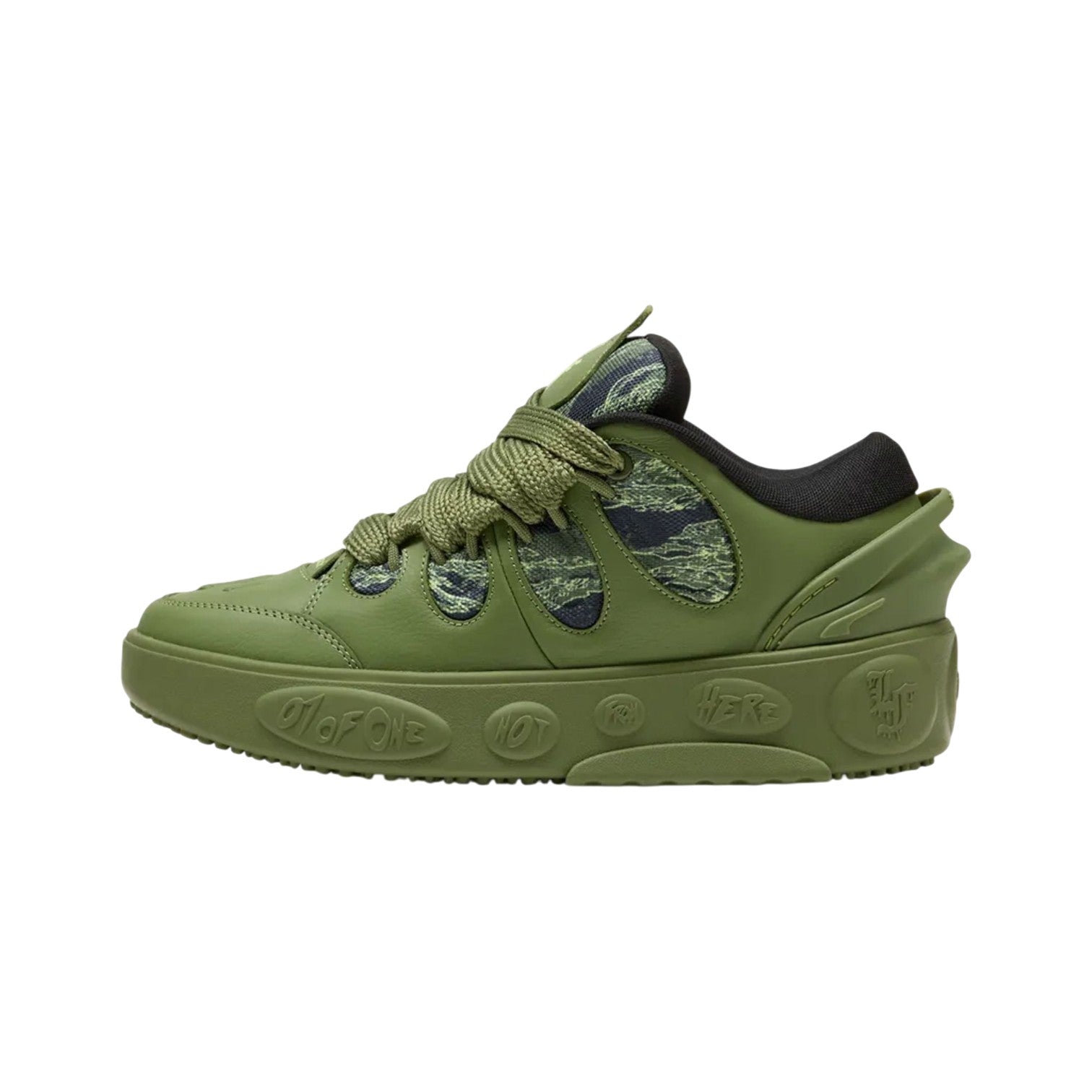 LaFrancé Camo Green Sneakers