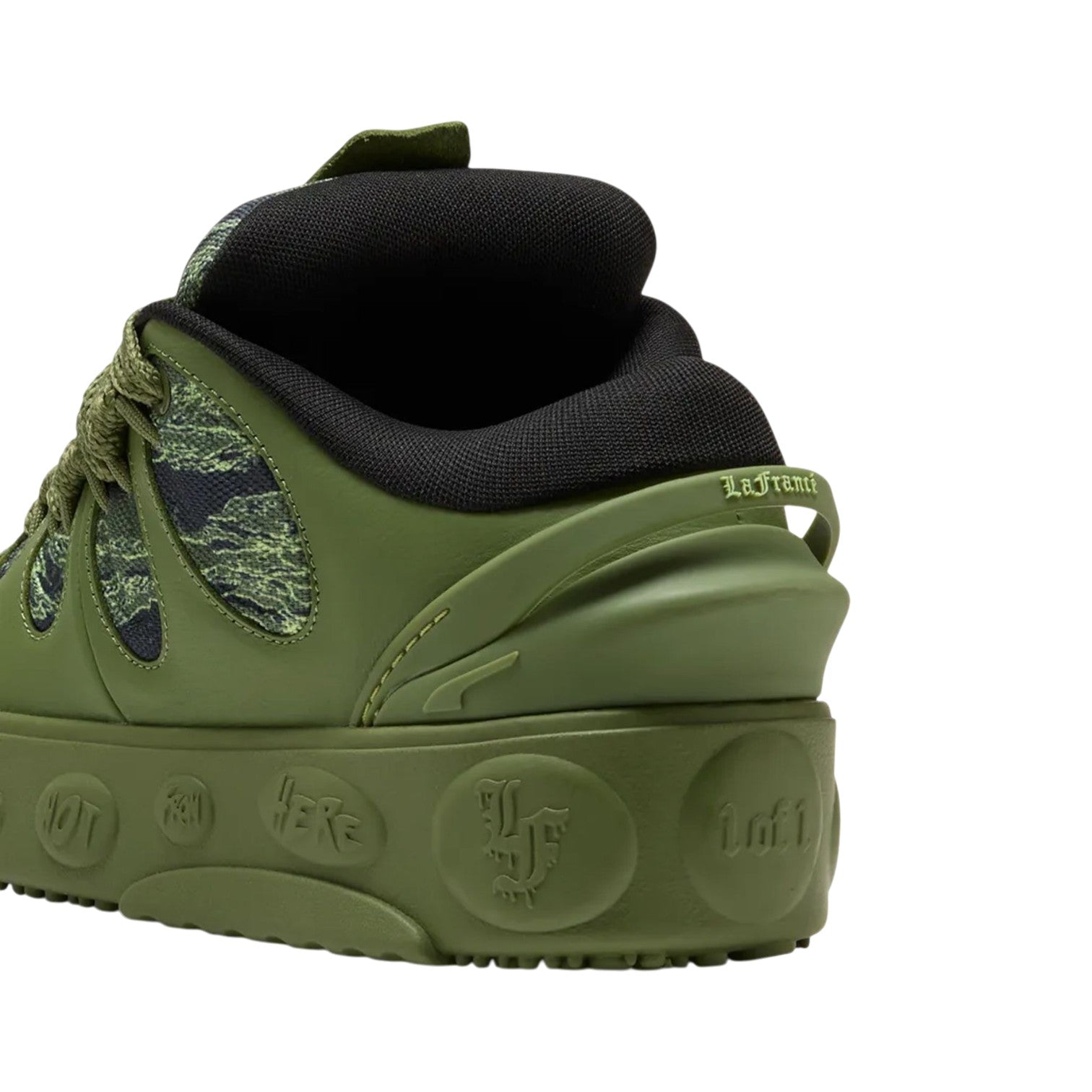 LaFrancé Camo Green Sneakers
