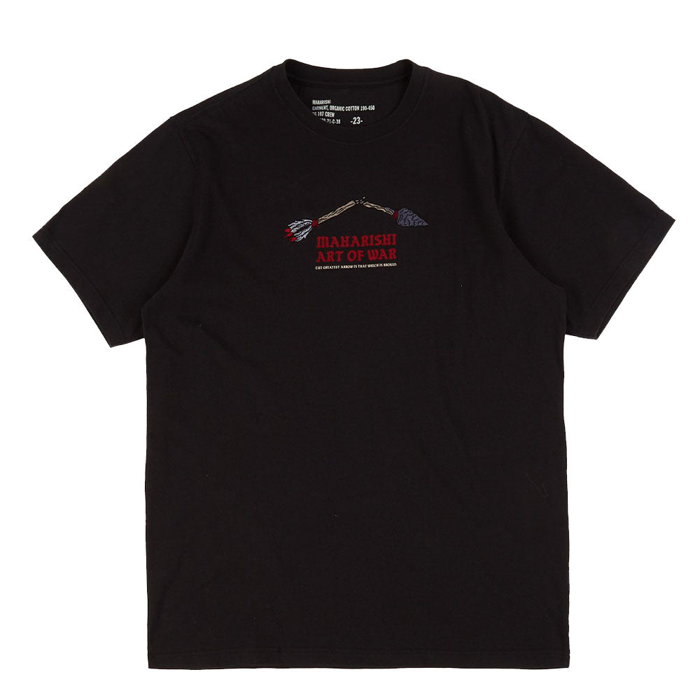 Peace Embroidered T-Shirt Organic Jersey 190