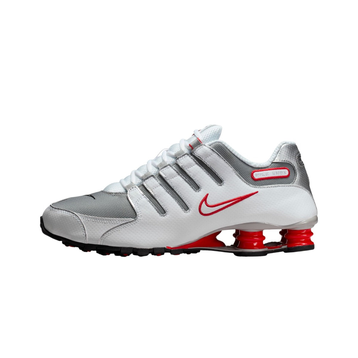 Shox Nz White Red Grey