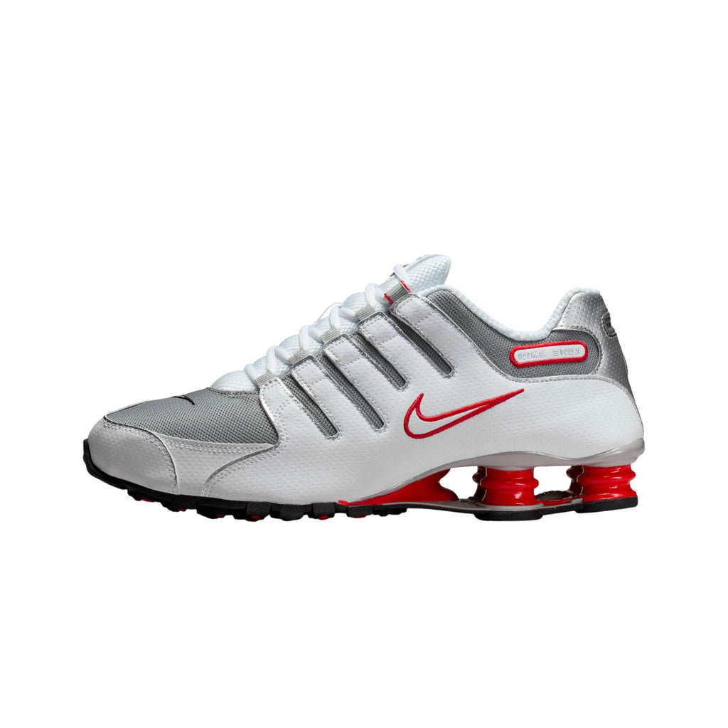 Shox Nz White Red Grey