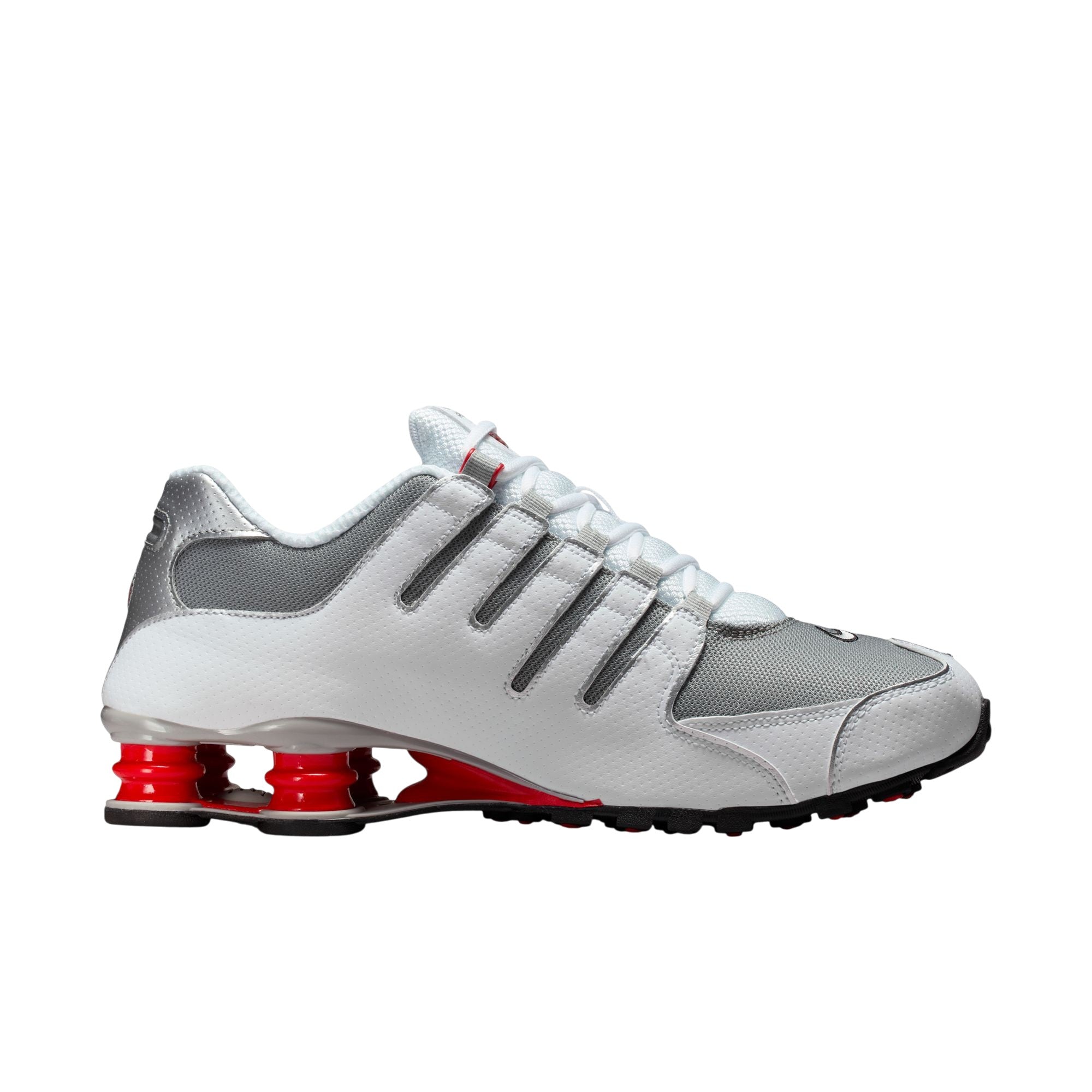 Shox Nz White Red Grey
