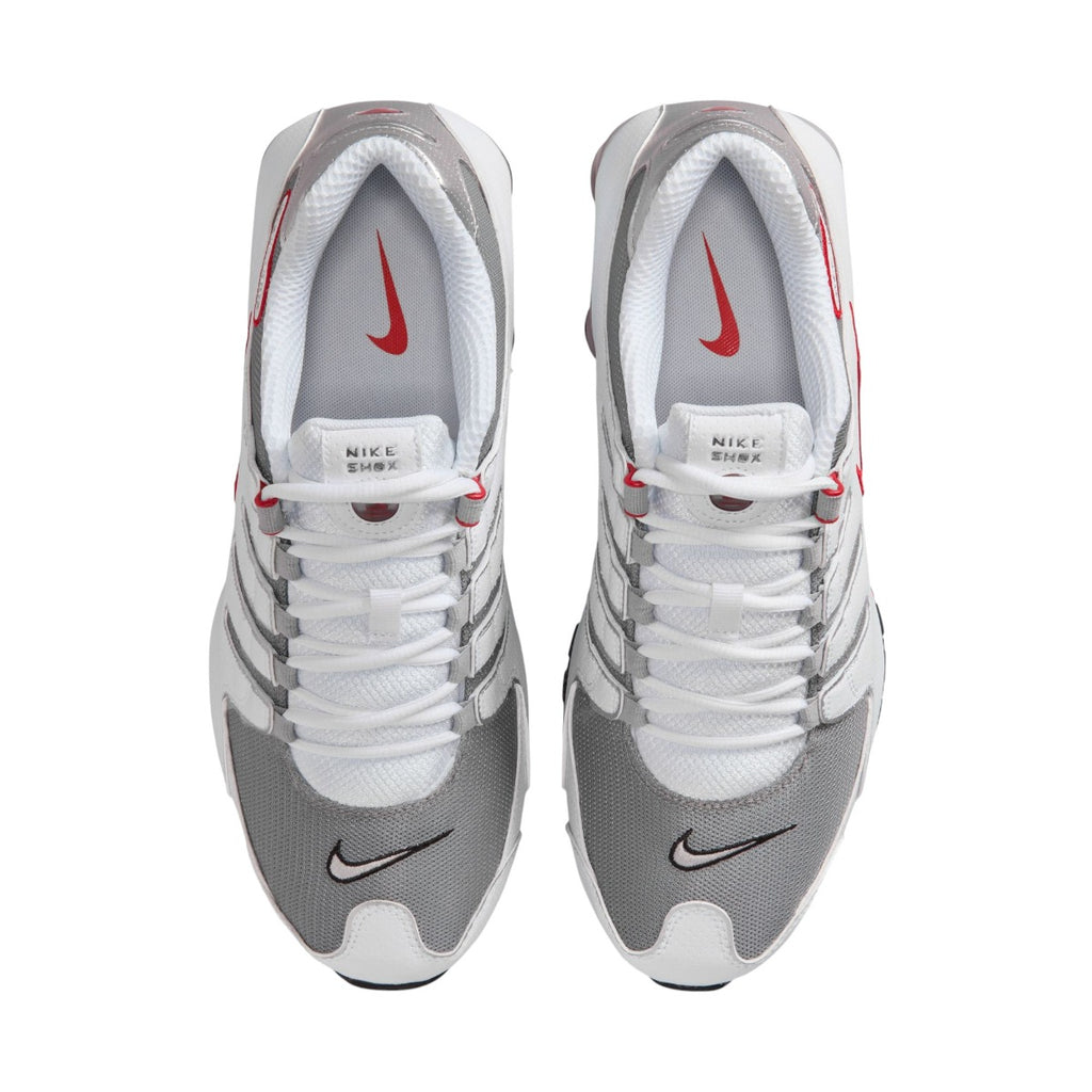 Shox Nz White Red Grey