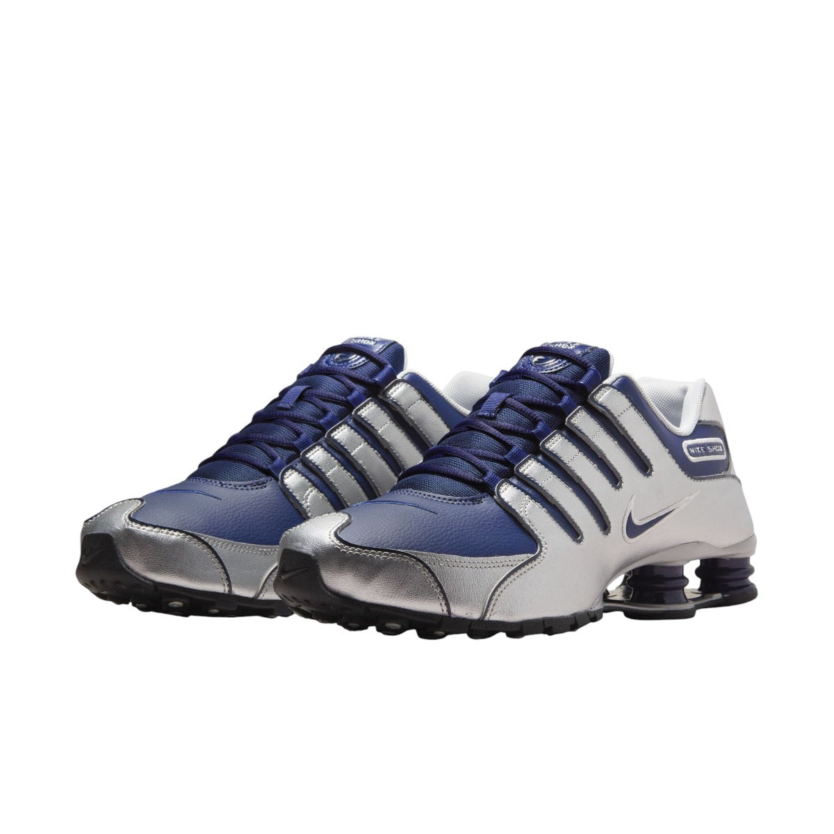 Shox Nz Metallic Silver Midnight Navy