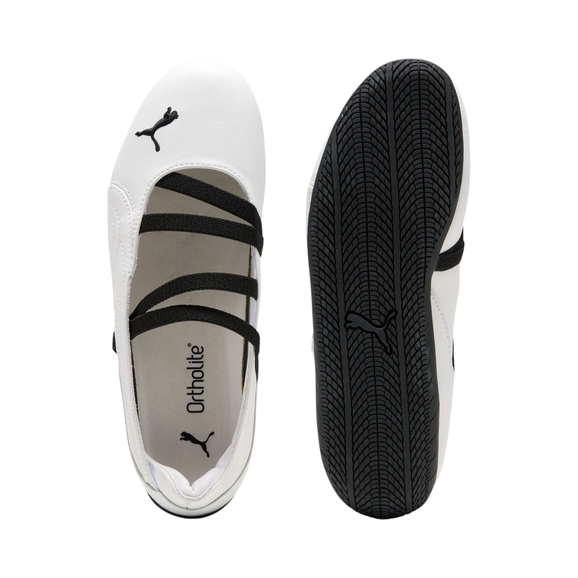 Speedcat Ballet Leather White Black