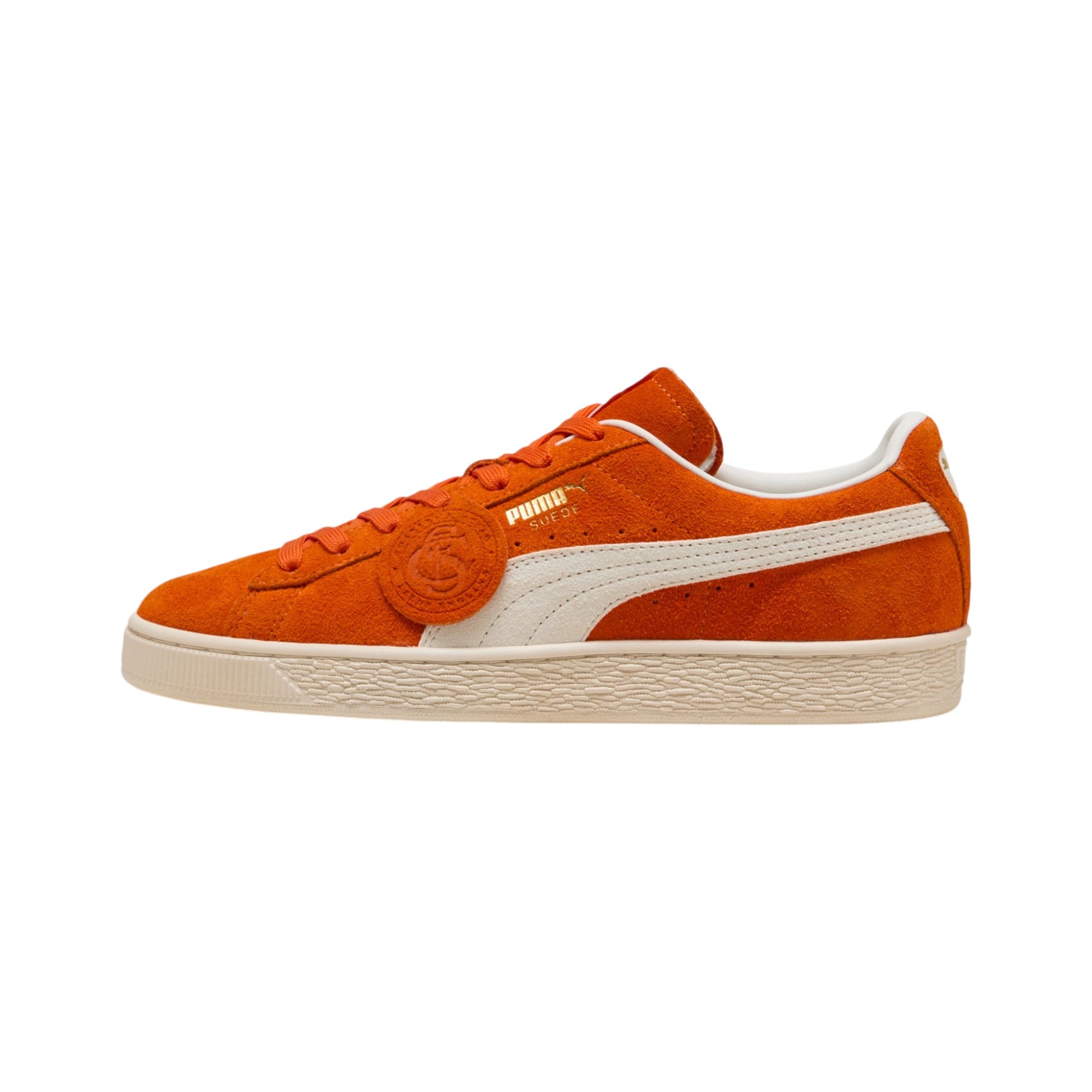 Suede Charles F. Stead IV Orange Sneakers Puma